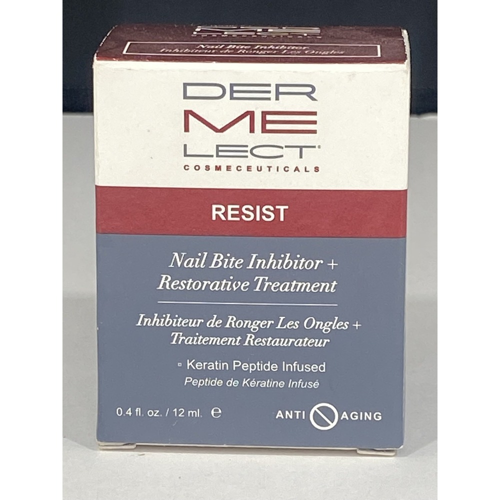 Dermelect Resist Nail Bite Inhibitor 0.4 Oz Anti Aging Restorative Treatment USA